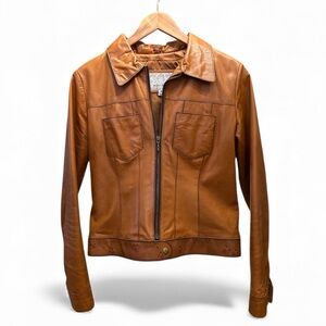 Vintage Wilson's Maxima Women's Brown Genuine Leather Jacket